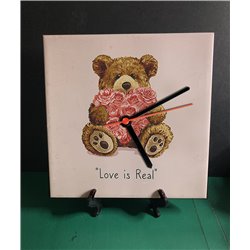 20cm Ceramic Tile Desk/Wall Clock - TBCL(26)