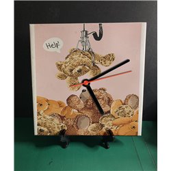 20cm Ceramic Tile Desk/Wall Clock - TBCL(52)