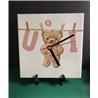 20cm Ceramic Tile Desk/Wall Clock - TBCL(222)