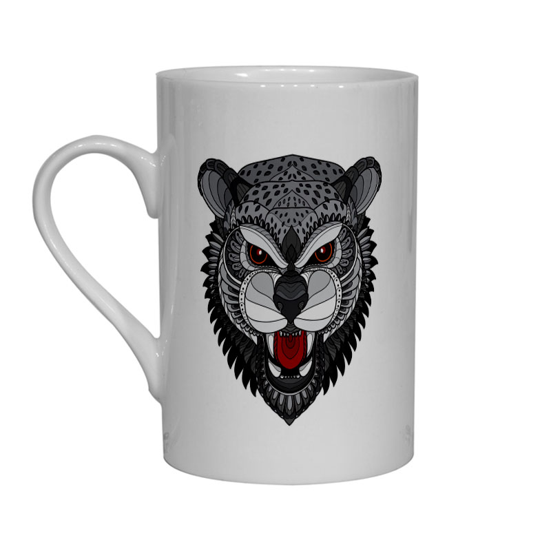 Tech  Bone China Mug -  Big Cat (8)