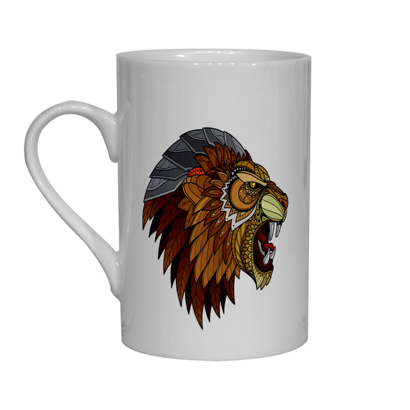 Tech  Bone China Mug -  Big Cat (9)