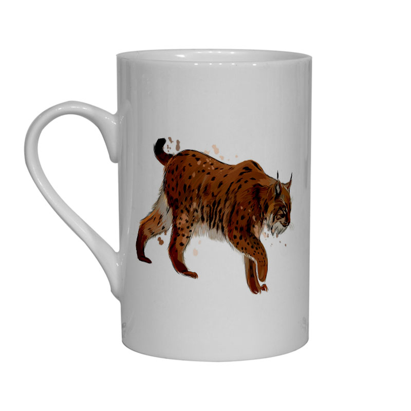 Tech  Bone China Mug -  Big Cat (18)