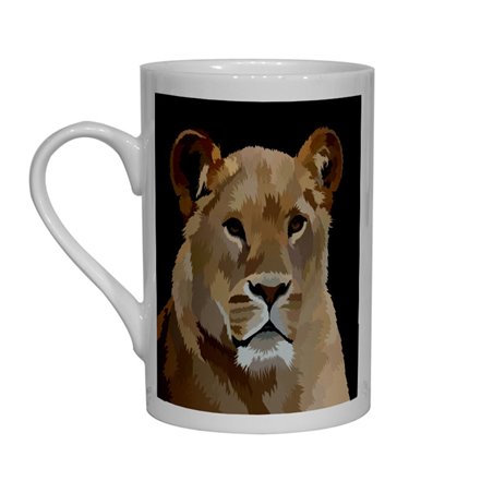 Tech  Bone China Mug -  Big Cat (40)