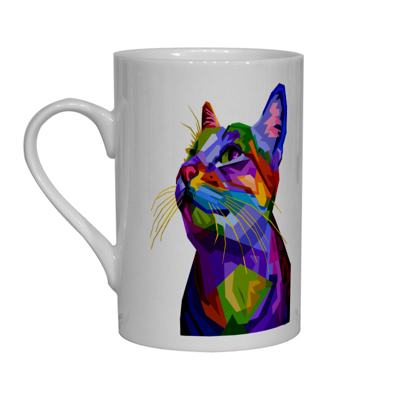 Tech  Bone China Mug -  Cat (9)