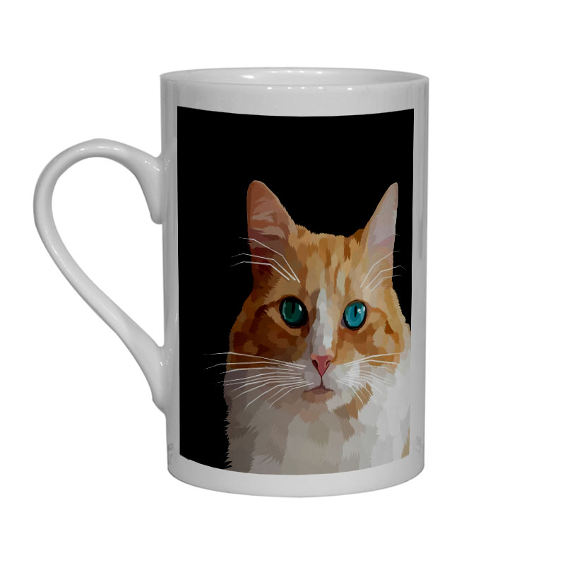 Tech  Bone China Mug -  Cat (22)