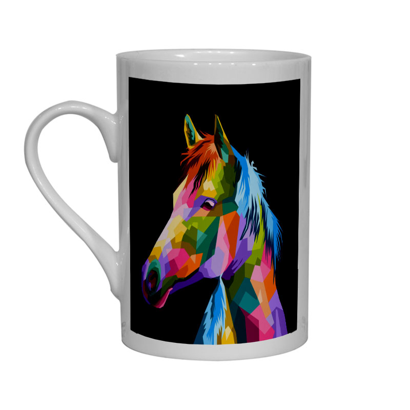 Tech  Bone China Mug -  Horse (17)