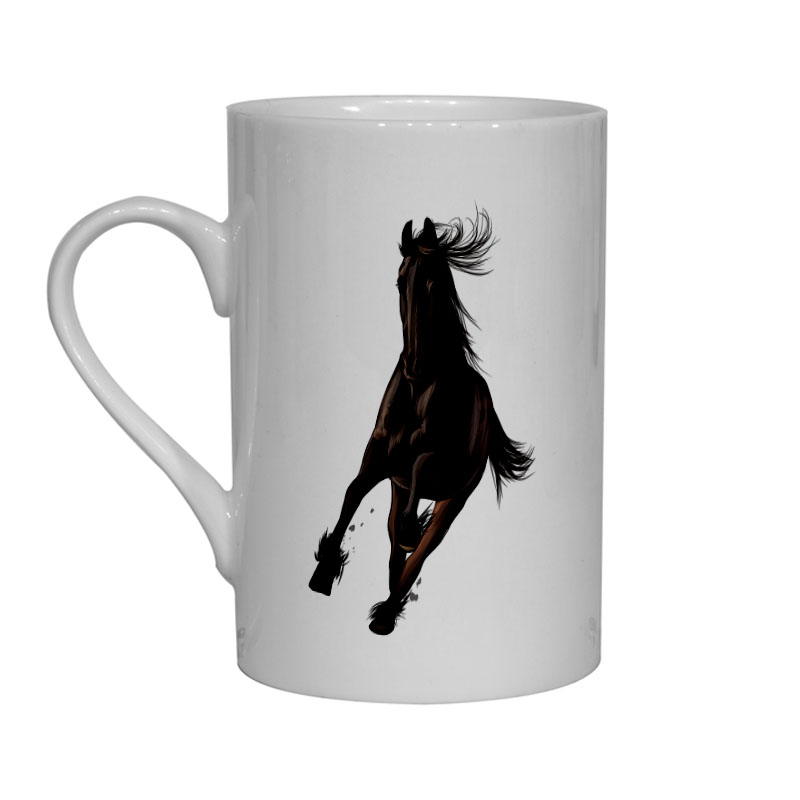 Tech  Bone China Mug -  Horse (20)