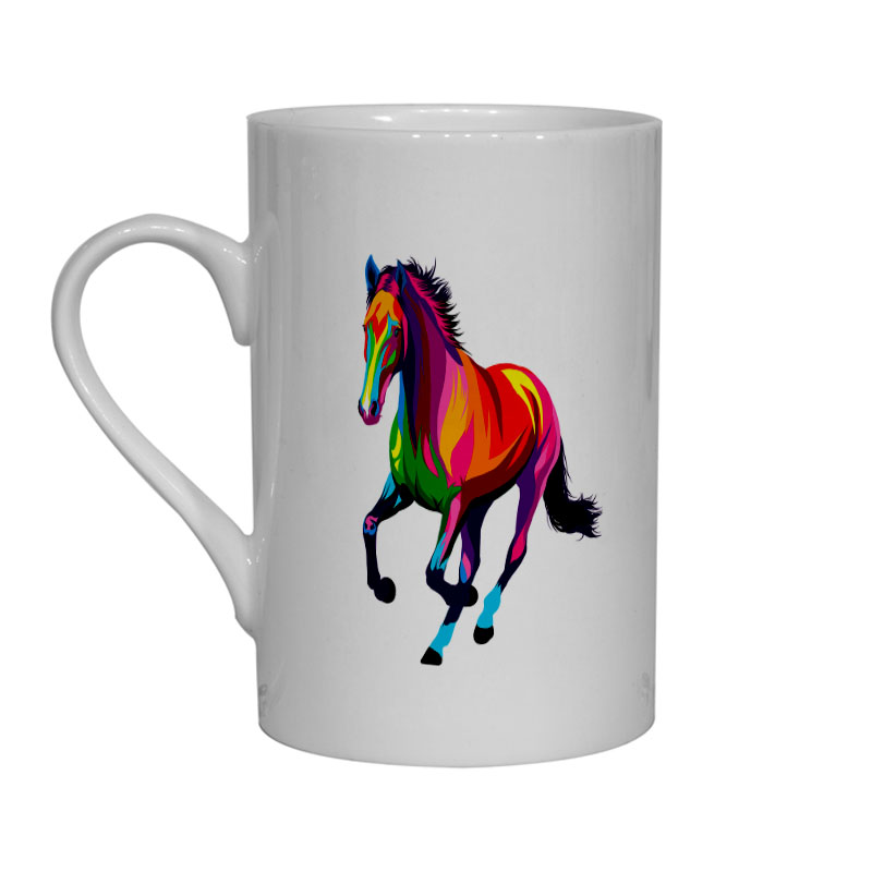 Tech  Bone China Mug -  Horse (21)