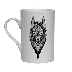 Tech  Bone China Mug -  Wolf (1)