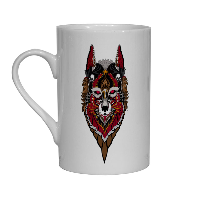 Tech  Bone China Mug -  Wolf (2)