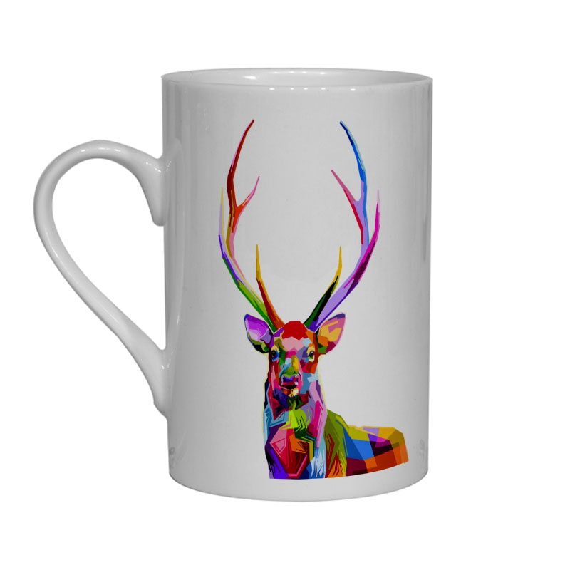 Tech  Bone China Mug -  Wood ( 1)