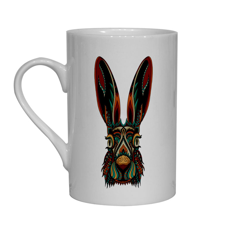 Tech  Bone China Mug -  Wood ( 4)