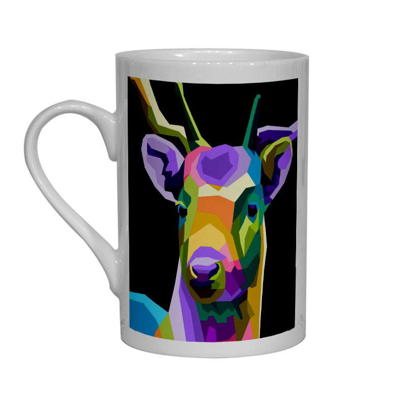 Tech  Bone China Mug -  Wood ( 8)
