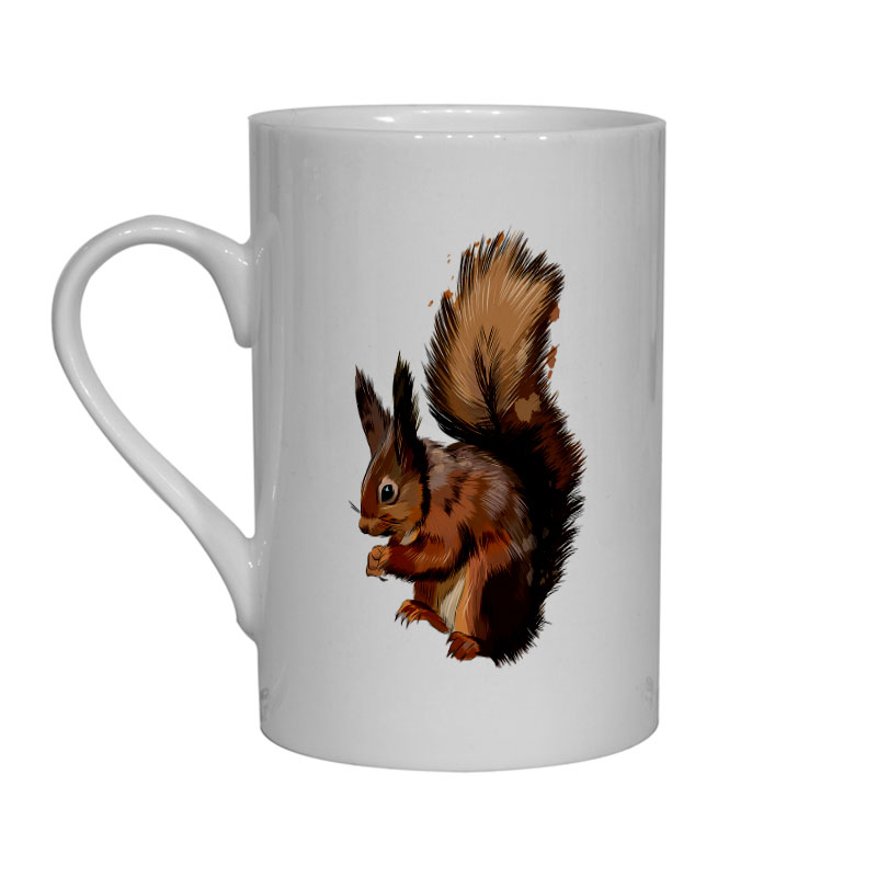 Tech  Bone China Mug -  Wood ( 13)