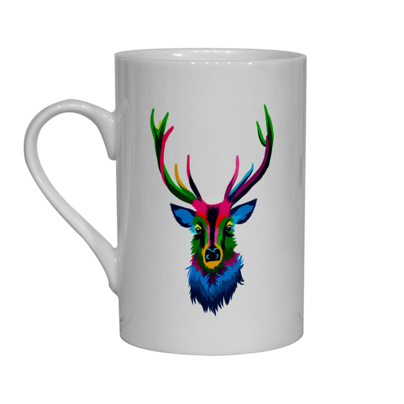 Tech  Bone China Mug -  Wood ( 16)