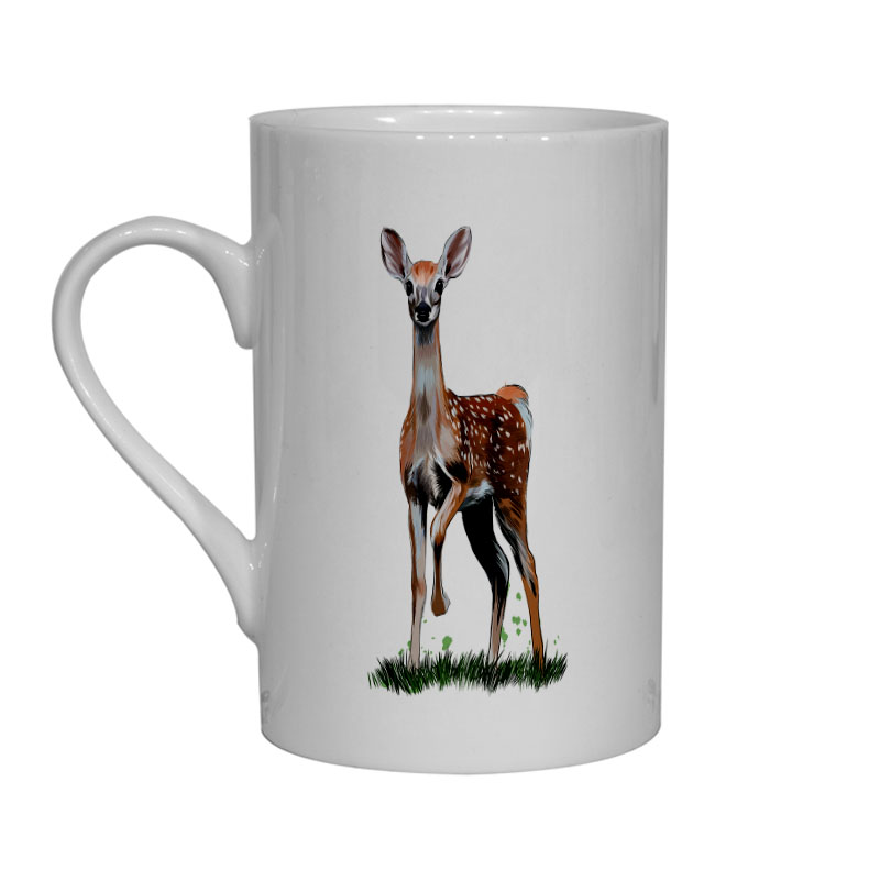 Tech  Bone China Mug -  Wood ( 19)