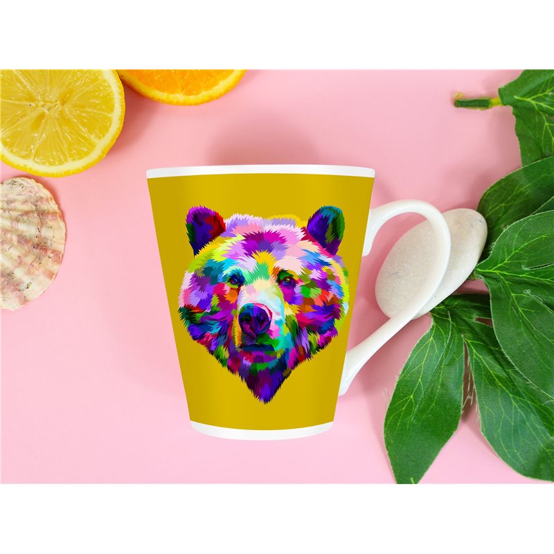 Tech 12oz Latte Mug  -  Bear(1)