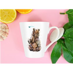 Tech 12oz Latte Mug  -  Bear(3)