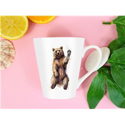 Tech 12oz Latte Mug  -  Bear(4)