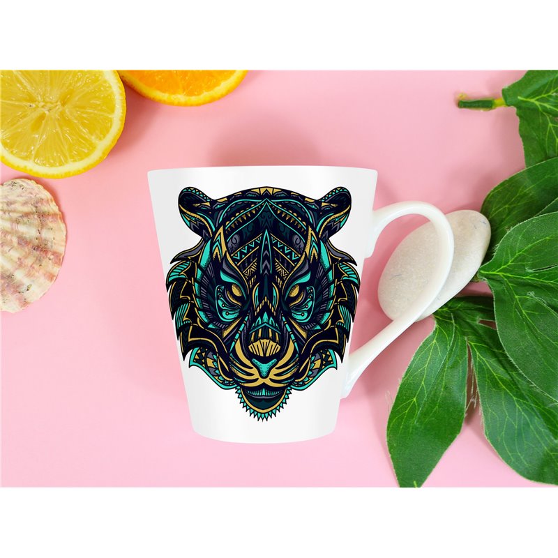 Tech 12oz Latte Mug  -  Big Cat (4)