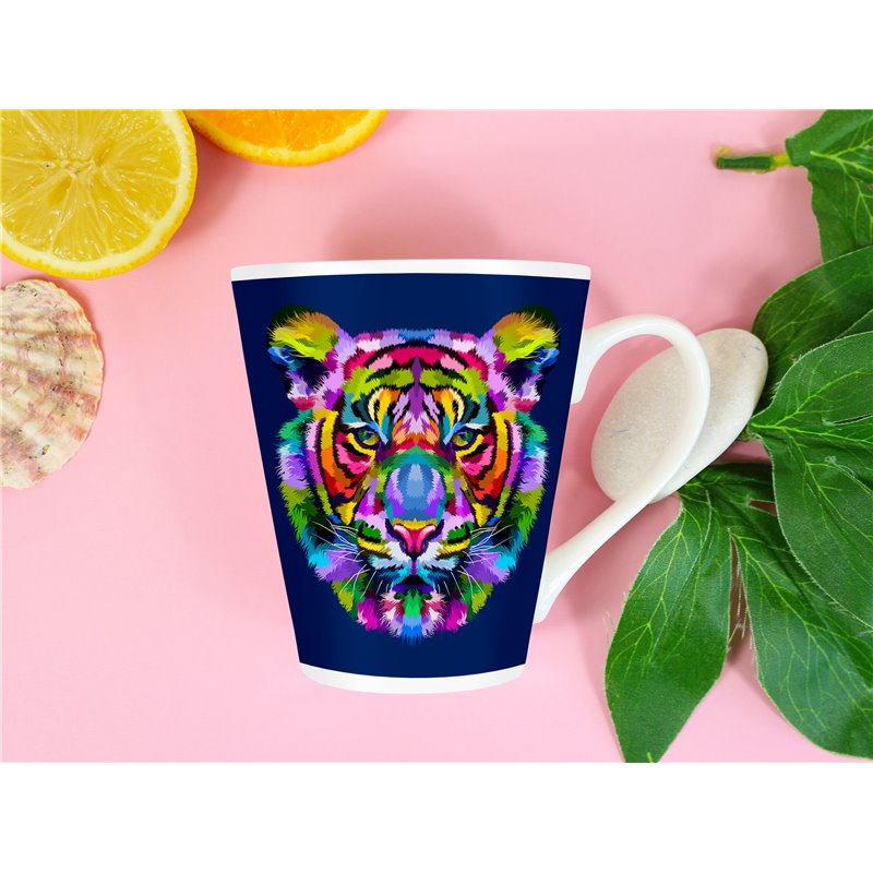 Tech 12oz Latte Mug  -  Big Cat (5)