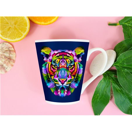Tech 12oz Latte Mug  -  Big Cat (5)