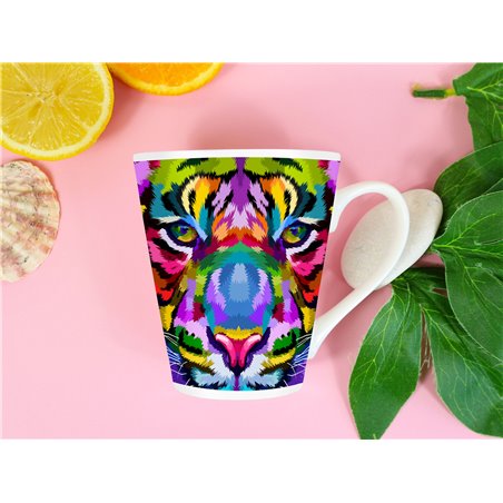 Tech 12oz Latte Mug  -  Big Cat (6)