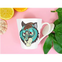 Tech 12oz Latte Mug  -  Big Cat (10)