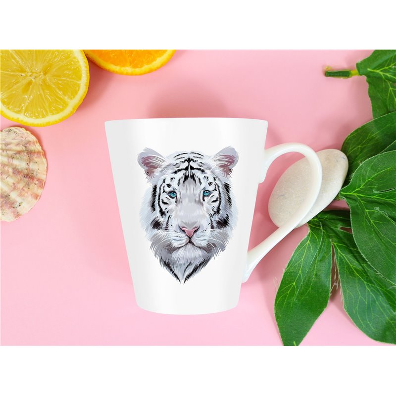 Tech 12oz Latte Mug  -  Big Cat (15)