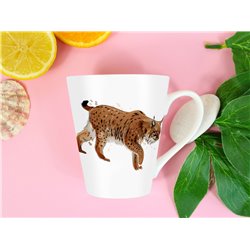 Tech 12oz Latte Mug  -  Big Cat (18)