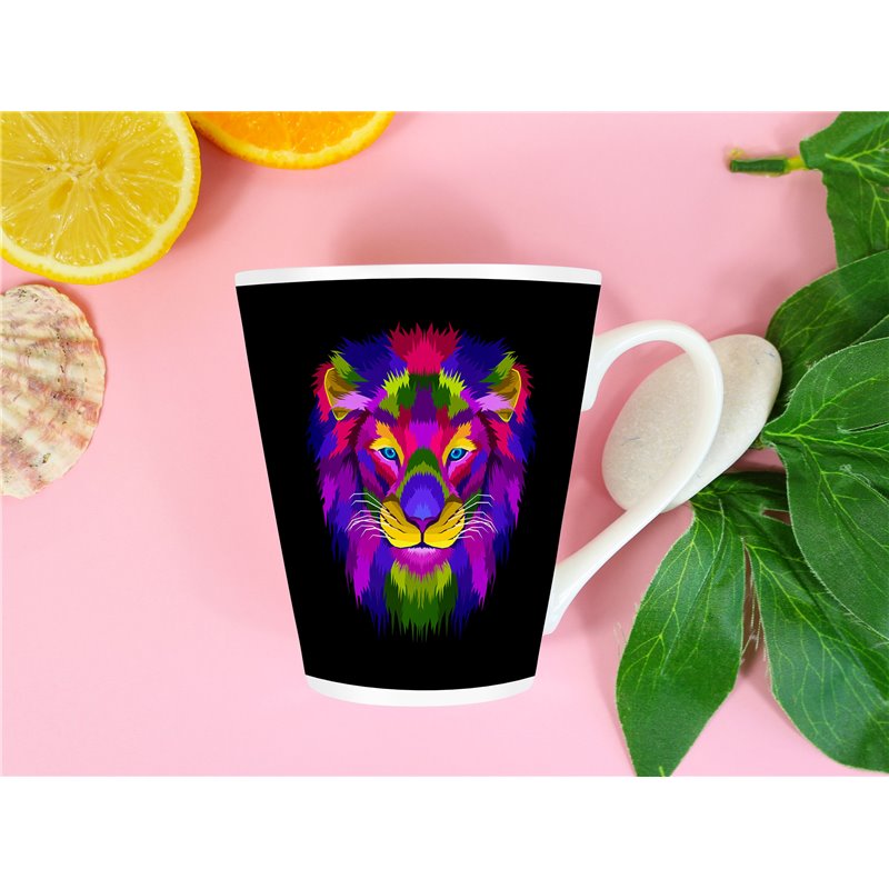 Tech 12oz Latte Mug  -  Big Cat (19)