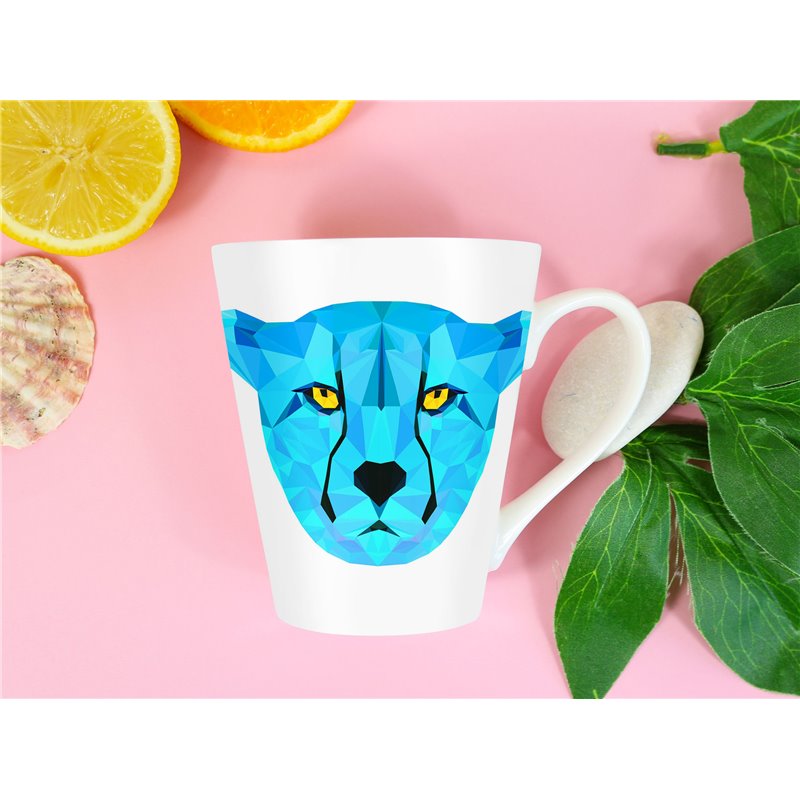 Tech 12oz Latte Mug  -  Big Cat (21)