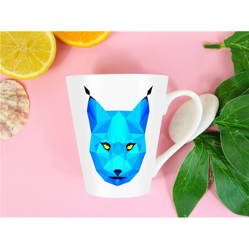 Tech 12oz Latte Mug  -  Big Cat (22)