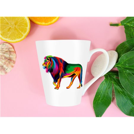 Tech 12oz Latte Mug  -  Big Cat (23)