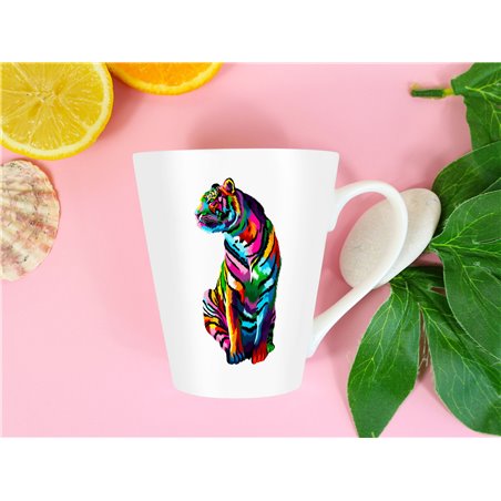 Tech 12oz Latte Mug  -  Big Cat (24)