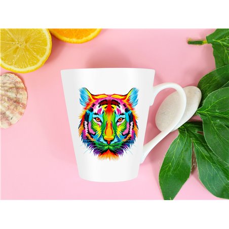 Tech 12oz Latte Mug  -  Big Cat (28)