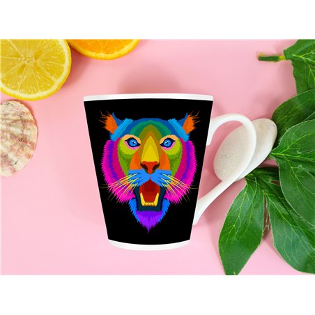 Tech 12oz Latte Mug  -  Big Cat (30)