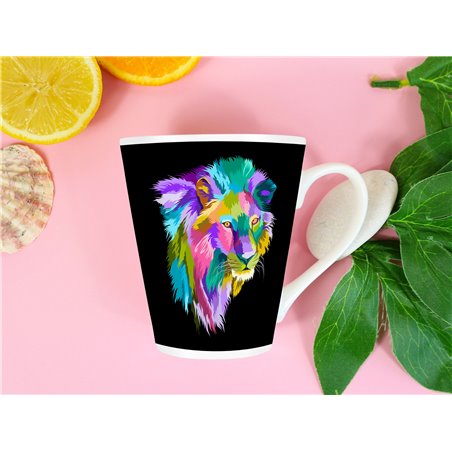 Tech 12oz Latte Mug  -  Big Cat (42)