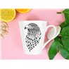 Tech 12oz Latte Mug  -  Bird (1)