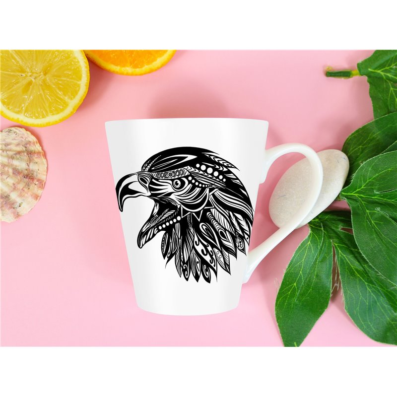 Tech 12oz Latte Mug  -  Bird (7)