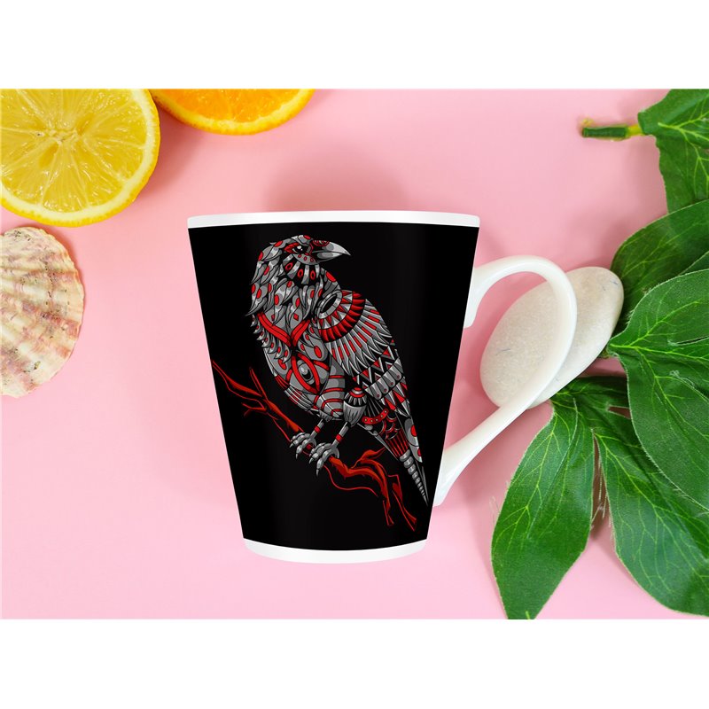 Tech 12oz Latte Mug  -  Bird (17)
