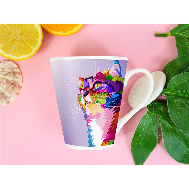 Tech 12oz Latte Mug  -  Cat (2)