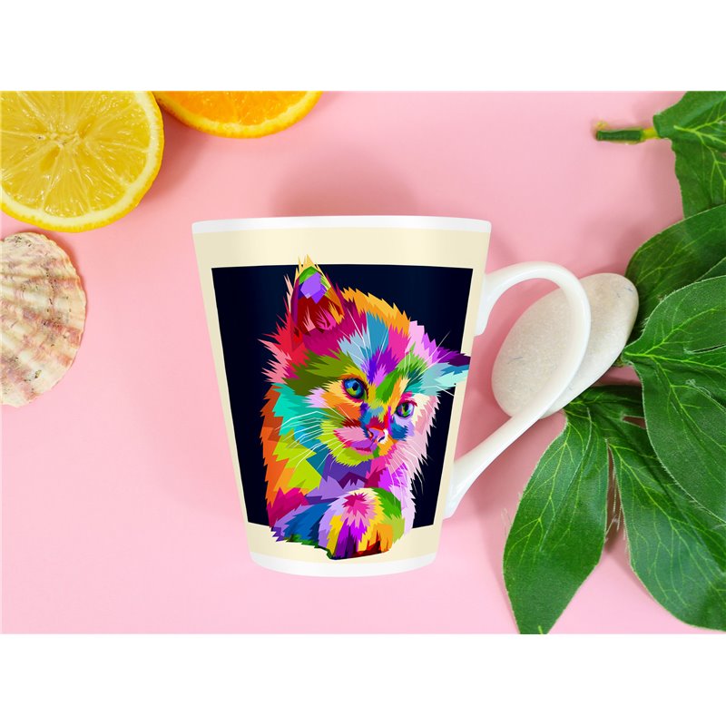 Tech 12oz Latte Mug  -  Cat (3)