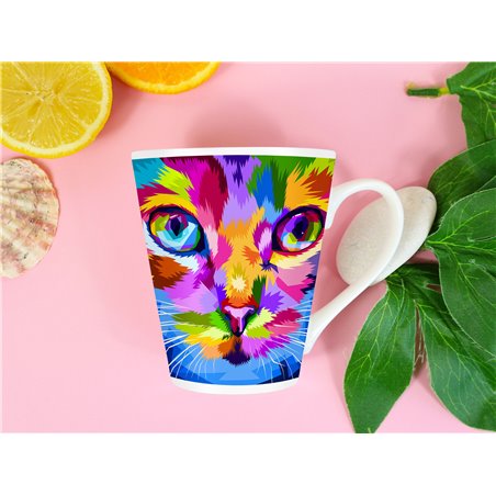 Tech 12oz Latte Mug  -  Cat (4)