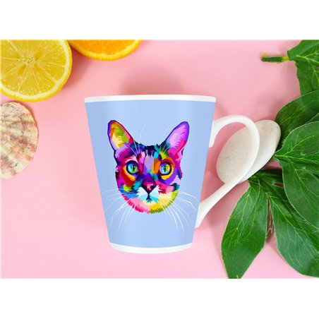 Tech 12oz Latte Mug  -  Cat (5)
