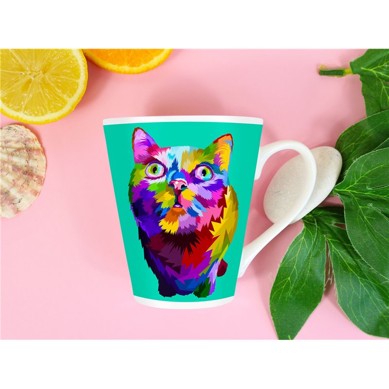 Tech 12oz Latte Mug  -  Cat (7)
