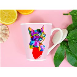 Tech 12oz Latte Mug  -  Cat (8)