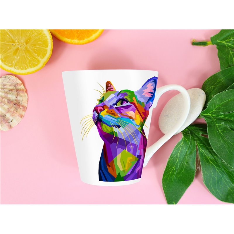 Tech 12oz Latte Mug  -  Cat (9)