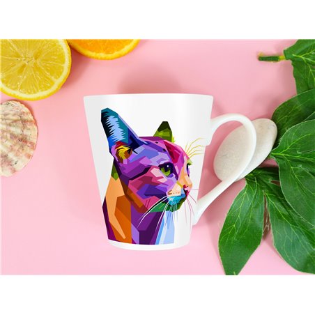 Tech 12oz Latte Mug  -  Cat (10)