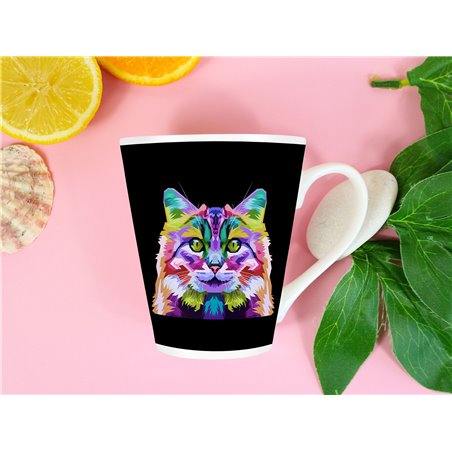 Tech 12oz Latte Mug  -  Cat (11)